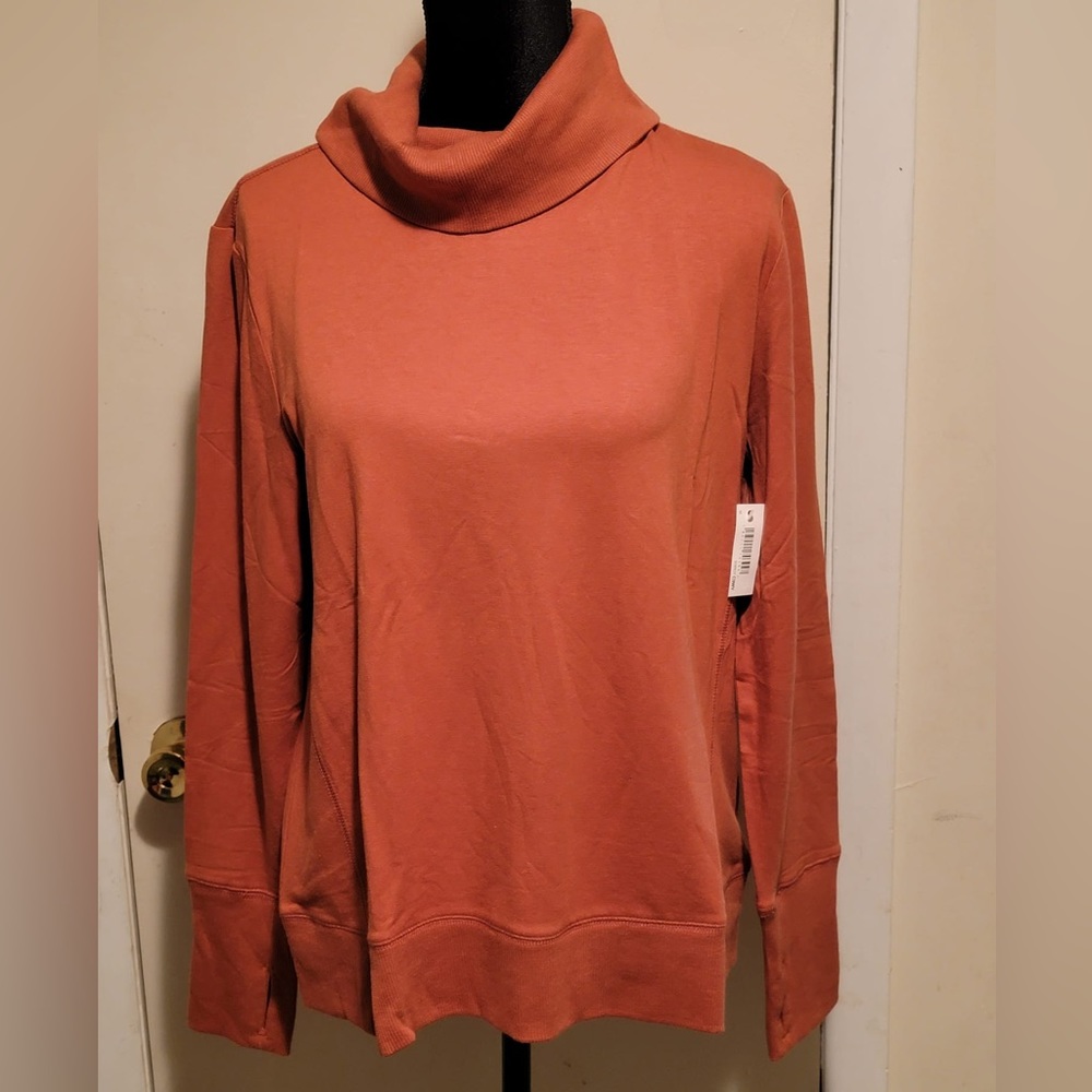 Long Sleeve Turtleneck Sweatshirt